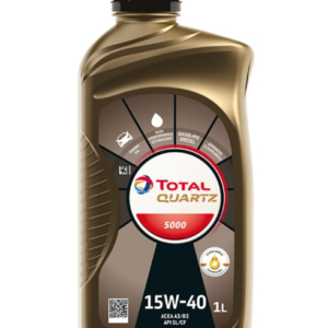 OLEJ TOTAL QUARTZ 15W40 1L 5000 SL/CF / A3/B3 / 229.1 / PSA B71 2295 / 501.01 505.00