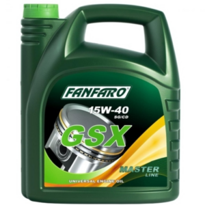 OLEJ FANFARO 15W40 5L MASTER GSX SN/CH-4 / A3/B4 / 502.00 505.00 / 229.1 229.3