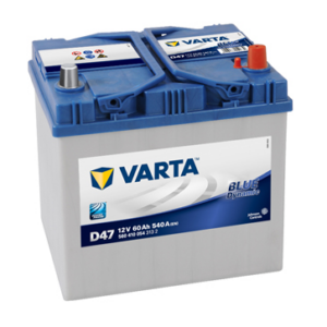 AKUMULATOR 12V 60AH/540A L-  232X173X225 BLUE DYNAMIC (SŁUPKI NAD OBUDOWĄ/KLEMY STANDARDOWE)