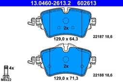 KLOCKI HAM. BMW P. 2 1,5-2,0 D 14-