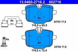 KLOCKI HAM. BMW T. F10 525-550B/D 10-