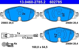KLOCKI HAM. VW P. GOLF/PASSAT/TIGUAN/TOURAN 12-