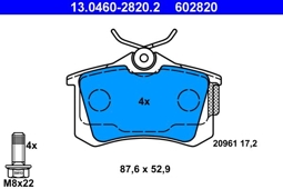 KLOCKI HAM. VW T. BORA/CADDY/EOS/GOLF/PASSAT/POLO 97-