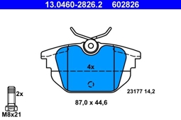 KLOCKI HAM. FIAT T. BRAVO/COUPE/MAREA 96-03