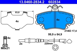 KLOCKI HAM. DACIA P. LOGAN/SANDERO 1,2-1,6 05-