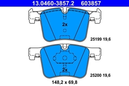 KLOCKI HAM. BMW P. 1/2/3/4/X3/X4 2,0-3,0 11-