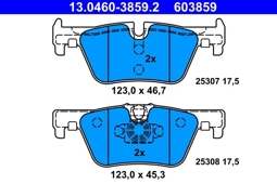 KLOCKI HAM. BMW T. F30 316-328/F20 114-125/F32 420-428