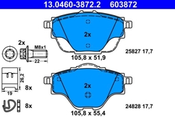 KLOCKI HAM. CITROEN T. C4 PICASSO 13-