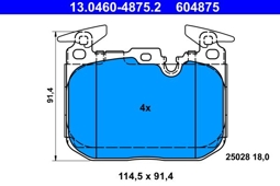 KLOCKI HAM. BMW P. 1/2/3/4 10-