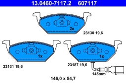 KLOCKI HAM. VW P. A3/BORA/GOLF 4/POLO/OCTAVIA/FABIA/IBIZA Z CZUJNIKIEM