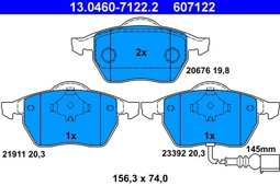 KLOCKI HAM. VW P. BORA/GOLF/POLO 1,2-2,8 97-10
