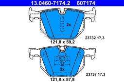 KLOCKI HAM. BMW T. E60/61 03-