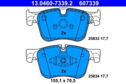 KLOCKI HAM. CITROEN P. BERLINGO/C4/C5 1,2-2,0 BLUEHDI 18-