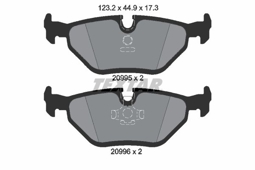 KLOCKI HAM. BMW T. E32/E34