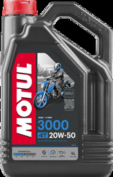 OLEJ MOTUL 20W50 4L 3000 4T MINERALNY / MOTOCYKLE