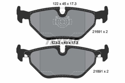 KLOCKI HAM. BMW T. E39 11/95-