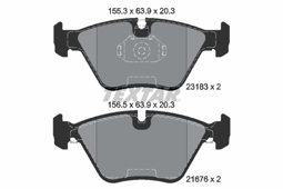 KLOCKI HAM. BMW P. E83 X3 04-/E46 98- 330D