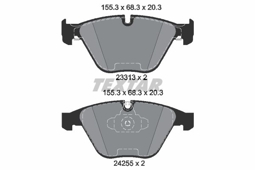 KLOCKI HAM. BMW P. 3/X1 1,6-3,0 05-18