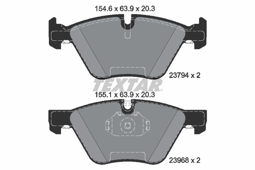 KLOCKI HAM. BMW P. E90/E91 05- 318-330/E89 Z4 09-