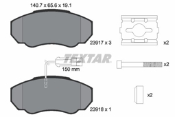 KLOCKI HAM. FIAT P. DUCATO 1,9-2,8 JTD 94-06