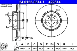 TARCZA HAM. BMW P. 2/X2 1,5-2,0 D 14-