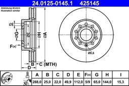 TARCZA HAM. AUDI P. A3/Q2 1,0-3,2 03-