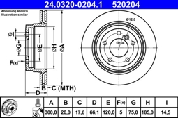 TARCZA HAM. BMW T. 1/3/X1 2,0-3,0 05-15 POWER DISC