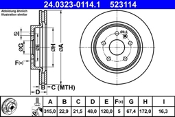 TARCZA HAM. OPEL T. INSIGNIA 1,4-2,8 08- POWER DISC