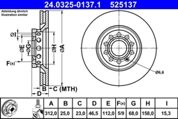 TARCZA HAM. AUDI P. A4/A6 1,6-3,0 97-09 POWER DISC