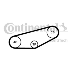 ZESTAW PASKA WIELOROWK. VW 1,8/1,9TDI
