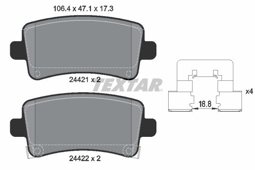 KLOCKI HAM. OPEL T. INSIGNIA 08- 1,6-2,0/CDTI