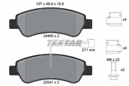 KLOCKI HAM. FIAT T. DUCATO 2,0-3,0 D 07- Z CZUJNIKAMI