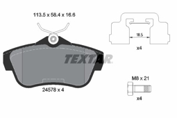 KLOCKI HAM. CITROEN T. JUMPY 1,6-2,0 HDI 07-