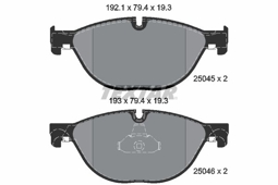 KLOCKI HAM. BMW P. F01/F02/F10 525-550