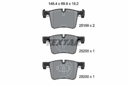 KLOCKI HAM. BMW P. F25 X3 10-/F30 320-335 11-