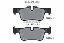 KLOCKI HAM. BMW T. 2/I3/X1 13-