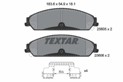 KLOCKI HAM. CHRYSLER P. 200/300C 2,4-6,1 04-