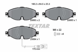 KLOCKI HAM. VW P. GOLF VII/A3/OCTAVIA/LEON 12-