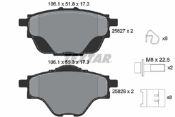 KLOCKI HAM. CITROEN T. C4 PICASSO 13- DLA TARCZY 290MM