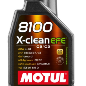 OLEJ MOTUL 5W30 1L X-CLEAN 8100 EFE C2/C3 / DPF / SN / 505.00 505.01 / 229.52 / LL04 / 9.55535-S1/S3 / OV 040 1547-D30 / DEXOS2