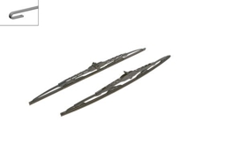 PIÓRO WYCIERACZKI TWIN PODWÓJNE 550/530MM AUDI, PORSCHE PRAWA WYGIĘTA