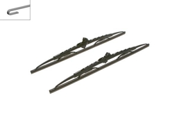 PIÓRO WYCIERACZKI TWIN PODWÓJNE 475/475MM OPEL, FORD, FIAT, VW, MINI, SUZUKI, MITSUBISHI, NISSAN, DAEWOO, HONDA…