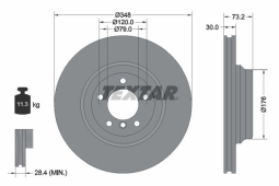TARCZA HAM. BMW P. 3/X1 3,0 04-13