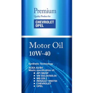 OLEJ DO OPEL/CHEVROLET 10W40 5L SN/CH-4 / A3/B4 / 502.00 505.00 / 229.1 229.3 / 0710 / B71 2294 / METALOWE OPAKOWANIE