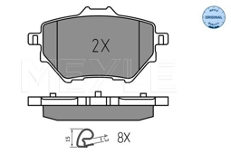 KLOCKI HAM. PEUGEOT T. 2008/308/3008/508/PARTNER/RIFTER 13-
