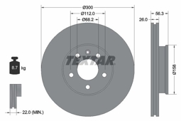 TARCZA HAM. VW P. T4 98-