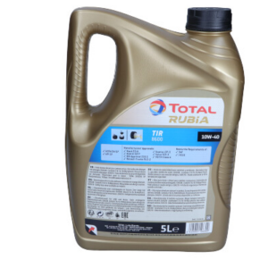 OLEJ TOTAL 10W40 5L RUBIA 8600 E9/E7 / 228.5 / VDS-3 / 3277 / RLD-2 / LDF-3 / DAF LONG DRAIN