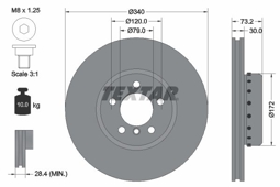 TARCZA HAM. BMW P. 1/2/3/4 10-