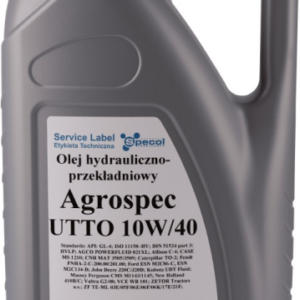 OLEJ SPECOL 10W40 5L AGROSPEC UTTO GL4