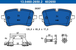 KLOCKI HAM. VW T. TOUAREG 2,0-3,0/3,0-4,0 TDI 4MOTION 19-